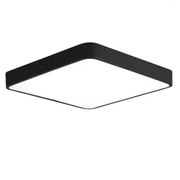 Ceiling Lights LED Light Flush Mount 24W 12-Inch Modern Lamp Square 6500K Cool White Energy Saving Lighting Fixture For Room