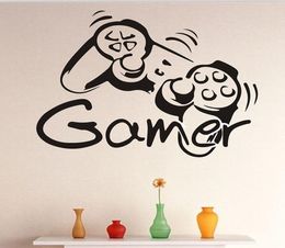 43x57cm Creative Wall Sticker For Boy Bedroom Gamer Wall Decals Livingroom Kids Room Decoration Personality Art Stickers4709171