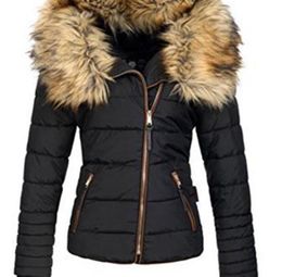 Parkas Female Women Winter Coat Thickening Cotton Winter Jacket Womens black faux fur Outwear Parkas for Women Winter Y2001014796929