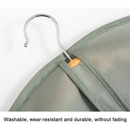 Garment Bags Dust Cover Clothes Storage Coat Suit Shirt Clothing Visible Windows Household Hanging Organiser Wardrobe Cover