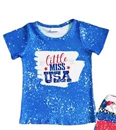Summer Infant Toddler Baby Girl's Outfit Kids Clothing 4th Of July Clothes Set Shorts Outfits Children Boutiques For Girl- Childrens Sets