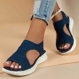 Sandals Fashion Plus Size 43 Womens Shoes Summer New Comfort Casual Sport Women Wedge Platform H240521