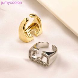 AA Vallenot Top Edition Designer Delicate Rings Letter Set with 18k Gold Adjustable Ring with Small Temperament Ring Female with Original Box