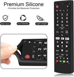 Silicone Case for LG AKB75095308 AKB74915324 AKB73715601 AKB75095307 Remote Control, Protective Case Cover for LG Remote AKB7