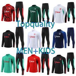 2024 2025 soccer tracksuits men football training suit 23 24 25 train RASHFORD MOUNT MAINOO Arnold B. FERNANDES GARNACHO HOJLUND jacket kit men and kids survetement