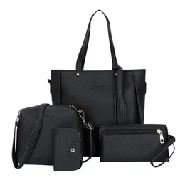 Shoulder Bags Four-piece Bag Luxury Handbags Women Designer Fashion Suit Messenger Wallet #