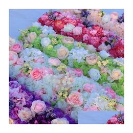 Party Decoration Arrival Elegant Artificial Flower Rows Wedding Centerpieces Road Cited Table Runner Supplies Eea129 Drop Delivery H Dhpg8