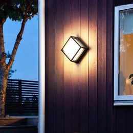 Wall Lamp Modern Minimalist Led Garden Lights Home Indoor Outdoor Decor Corridor Aisle Lighting Fixtures