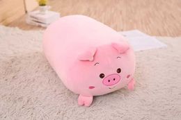 Plush Dolls Hot Soft Animal Cartoon Pillow Cushion Cute Fat Dog Cat Penguin Pig Plush Toy Filling Cute Childrens Birthday Gift H240521 581O