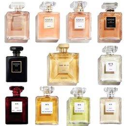 Kadın Parfum Coco 100ml Parfüm Yüksek Topluluğu Parfüm 100ml Kadınlar için Zarif ve Büyüleyici Koku Sprey Oryantal Çiçek Notları İyi Koku Buzlu Şişe Hızlı Gemi