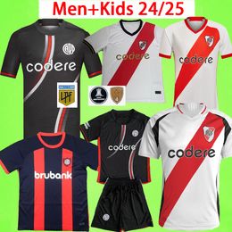 River Plate soccer jerseys 2024 2025 men kids kit 24 25 san lorenzo Camiseta de futbol DE LA CRUZ BELTRAN BORJA SOLARI SIMON COLIDIO football shirt Fan Player version