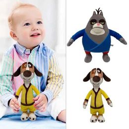 Stuffed Plush Animals 2024 Newest Movies The Legend of Hank Plush Toy Soft Stuffed Paws of Fury Cute Plush Doll Peluche Stuffed Toy for Kids Q240521