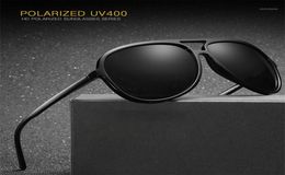 Zerosun (150mm) Mens Polarised Sunglasses Driving Sun Glasses for Man Black Aviation HD TAC Polaroid Brand Quality UV40014738512