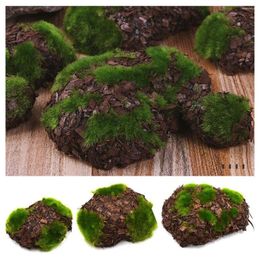 Decorative Flowers 12 PCS Artificial Moss Rocks Fake Rock Decor For Garden DIY Floral Arrangements