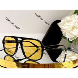 Tom Fords Sunglasses CASSIUS Eyeglasses Oversized Mouthpiece Style Ray Sunglasses High End Version Glasses Woman Acetate Frames Modern Elegance Men Sunglasses 43