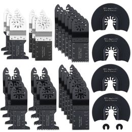 32 Pack Multitool Blades Oscillating Saw Blades For Wood Plastics Metal Quick Release Oscillating Tool Blades