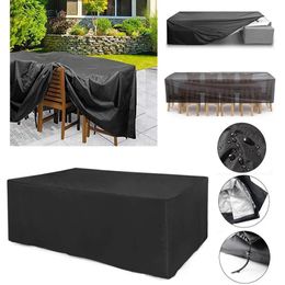 Real Outdoor Cover for Garden Furniture Patio Rain and Snow Chair Sofa Table Dust 240514