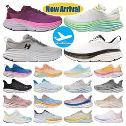 One Bondi 8 2024 Running Designer Shoes Plataforma feminina tênis Clifton 9 homens Blakc White Harbor Menino Mulheres Runnners 36-45