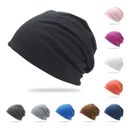 Berets Winter Beanie Hat Thermal Warmer Cap Running Sports Stretch Fit Hats Thin Skiing Hiking Cycling Snowboard Outdoor Caps Men Women
