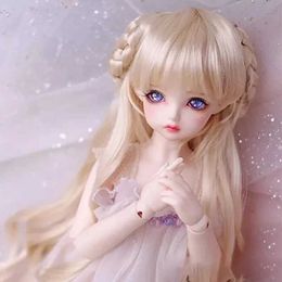 Dolls 30cm BJD wig handmade BJD doll wig curly hair fashionable wig wave fiber long hair big wave curly hair girl DIY toy S2452201 S2452201 S2452201