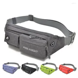Waist Bags Multifunction Waterproof Chest Bag Packs For Music With Headset Hole-Fits Smartphones