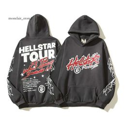 Hellstarr Spider Hoodie Hoodie Designer Hoodie Men Pullover Star Flash Long Sleeve Street Hip-Hop Blue Red Grey White Yoga Vintage Hoodios 2455