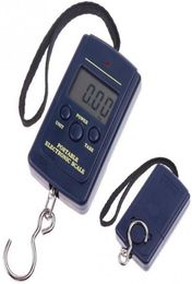 Digital Scales Luggage Scale Load 40Kgx 10g LCD Mini Protable Pocket Weighting Fishing Scale Electronic Hanging Balance Fish9699063