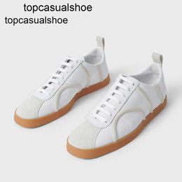 Toteme designer shoes Sole German Thick Autumn New and Spring Training Shoes Womens Flat Bottom Sheepskin Versatile Casual Sports Small White Shoes Board Shoes