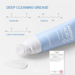 Oranot Amino Acid Cleansing Milk Deep Cleansing Net Red The Same Silicone Brush Head Mousse Facial Cleanser Face Washing Product 240522