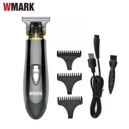 WMARK NG-201 Black Zero-cut Trimmer Detail Trimmer Beard Car Hair Clipper Electric Haircut Razor Edge T-wide Blade