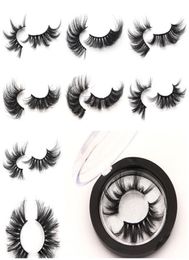 NEW 25mm 3D Mink Eyelash 5D Mink Eyelashes Natural False Eyelashes Big Volumn Mink Lashes Luxury Makeup Dramatic Lashes1542699