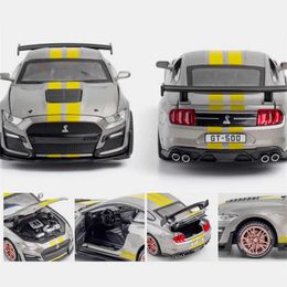 Diecast Model Cars 1 32 Mustang Shelby GT500 Alloy Sports Car Model Diecast Toy Vehicles Simulation Metal Car Model Collection Childrens Toy Gift