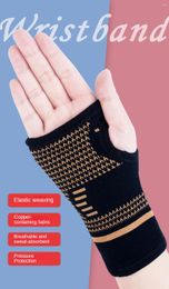 Wrist Support Outdoor Products Fiber Sports Wristbands Nylon Knit Protector Gym