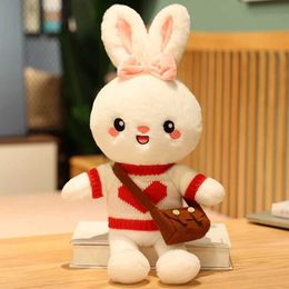 Plush Dolls 45cm Cartoon Cute Rabbit Cosplay Dress Up Plush Toys Stuffed Lovely Animals Doll Soft Baby Pillow for Kids Girls Birthday Gift H240521 A2FM