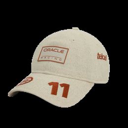 Ball Caps Checo Perez Monaco Gp F1 Rod Kleur Stier Team 2024 Pet Baseball Hat Max Verstpen Monaco Gp Hoeden Formule n Pet Accessories J240522