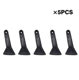 Plastic Black Pollen Scrapers for Herb Smoking Accessories 5pcs Per Pack Smoke Grinder Crusher Pipe Accessory3866090