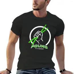 Men's Polos Pound Fitness Graphic Design With Drummer Gripping Drumsticks T-Shirt Summer Top Men T Shirt