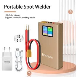 Spot Welder, 10000mah Portable Spot Welder Enhanced 99 Gears Adjustable with LCD Colorful Display Battery Welding Machine