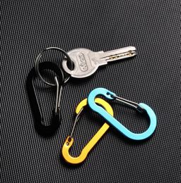 5pcs Multiuse Aluminum Alloy Carabiner Camping Climbing Safety Buckle Booms Fishing Hook Snap Clip Keychain Outdoor Tools Q bbyqR4025705
