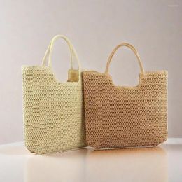 Totes Grass Woven Large Capacity Women's Bag Tote Shoulder Crossbody Handbag Fashionable And Beach Designer