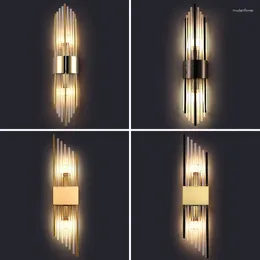 Wall Lamp Luxury Modern LED Gold Ceiling Light Indoor Lighting Sconce Home Decor For Living Room Bedroom Bedside Stairs