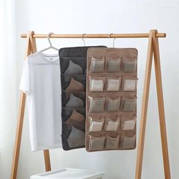 Storage Bags 1 Pc Hanging Wardrobe Underwear Bag Closet Organizer Double-side Bras Socks Organizdor High Quality Waterproof