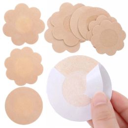 Breast Pad 10/50Pcs Nipple Cover Stickers Women Breast Lift Tape Pasties Invisible Self-Adhesive Disposable Bra Padding Chest Paste Patch z240604