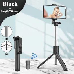 Selfie Monopods 6-in-1 wireless Bluetooth selfie stick tripod for mobile phone selfie beauty filling light short video live streaming desktop tripod length d240522