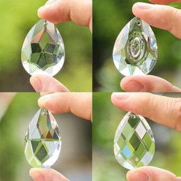 Chandelier Crystal 4PCS 38MM Transparent Suncatcher Prisms Crystals Parts Hanging Ornament DIY Home Wedding Decor Accessories