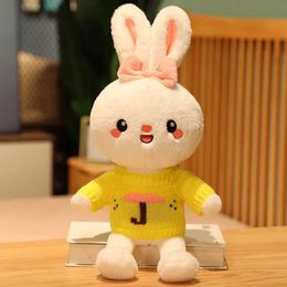 Plush Dolls 45cm Cartoon Cute Rabbit Cosplay Dress Up Plush Toys Stuffed Lovely Animals Doll Soft Baby Pillow for Kids Girls Birthday Gift H240521 X41H