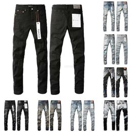 Purple Jeans Denim Trousers Mens Designer Jean Womens Black Pants High1 Quality Straight Design Retro Streetwear Casual Sweatpants Denim Cargo Hip Hop Pant083z