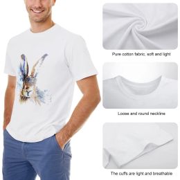 Barley Hare - Watercolour T-Shirt plain t-shirt summer clothes cat shirts vintage t shirt T-shirts for men cotton