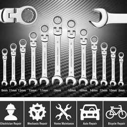 Quick Ratchet Wrench Torque Spanner Keys Kit Hand Tool Box Complete Game Repair Bike Cars Household tools Mechanical Workshopl