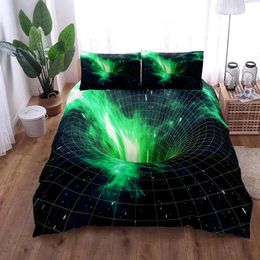 Bedding sets Magical Space Optical Art Set Single Twin Double Queen King Size Bed Linen and case for Adults Kid Quilt Cover H240521 GP5M